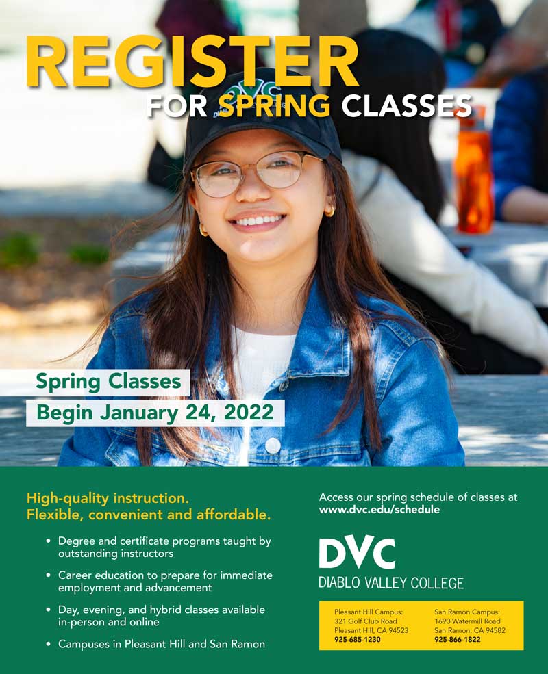 Register for Spring Classes Winter/Spring 2022, Volume 4 Issue 2